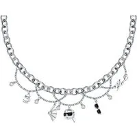 KARL LAGERFELD Collier Karl Lagerfeld Damen-Kette Edelstahl 5 Kristall