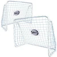 SANDORA Fußballtor Sandora (Set, 2 St), 124x96x61cm mit blauem Netz