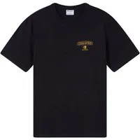 Champion T-Shirt Graphic Tee Kurzarm, mit Rundhalsausschnitt, aus Baumwolle, gerader Abschluss