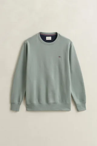 GANT - Shield Rundhals-Sweatshirt ceramic grey - Gr. - XXXL