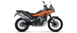 Sport Auspuff Arrow Race-Tech TITAN Carbonkappe KTM 790 Adventure Bj.2024-2026 EURO5+ /+ABE