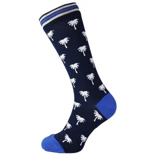Ted Baker London Mini Palm Tree Printed Blue Mens Socken mxsbistortxh9m