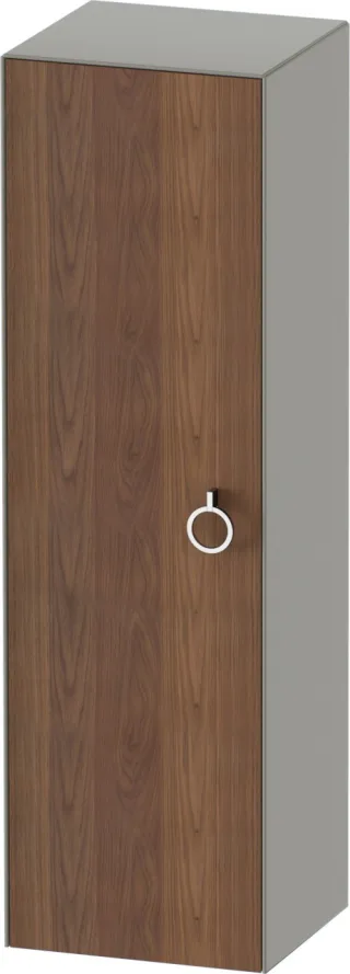 Duravit White Tulip Halbhochschrank Amerikanischer Nussbaum & Stein Grau Matt & Seidenmatt 400x360x1 WT1333L7792