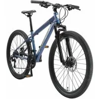 Bikestar Mountainbike 26 Zoll, ab 150 cm, Damen, Herren, 21 Gang Shimano Tourney RD-TY300 Schaltwerk, Kettenschaltung, Scheibenbremse, Rahmen 38 cm, Vollgefedert