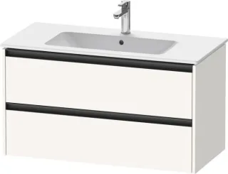 Duravit Ketho.2 Waschtischunterbau wandhängend Weiß Supermatt 1010x480x550 mm - K25264084840000 K25264084840000
