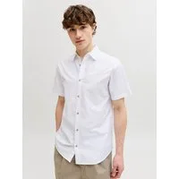 Jack & Jones Kurzarmhemd JJCHAD OXFORD STRIPE SHIRT SS