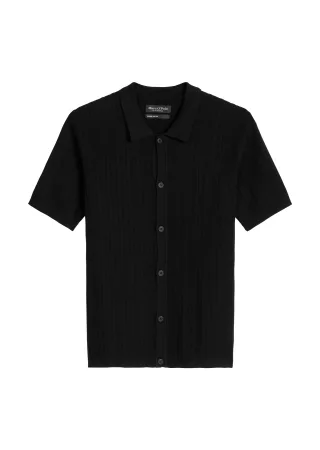 Marc OPolo Casual - Polo-Strickjacke regular Black - Gr. - XXL