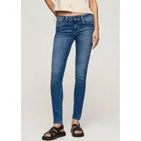 Pepe Jeans Skinny-fit-Jeans SOHO im 5-Pocket-Stil mit 1-Knopf Bund und Stretch-Anteil