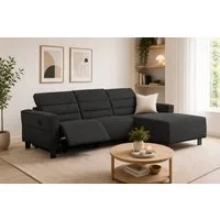 OTTO home Ecksofa Carpari, L-Form, 263 cm, manuelle o. elektrische Relaxfunktion, USB A/C und Kopfteilverstellung