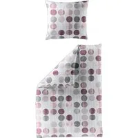 BIERBAUM Bettwäsche Bettwäsche 4153, Mako-Satin, 2 teilig, Mako-Satin, 100 % Baumwolle, pflegeleicht, seidig glänzend