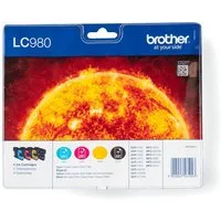 Brother Tintenpatronen LC-980 Multipack (je 1x BK/M/C/Y) Tintenpatrone