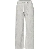 STREET ONE 5-Pocket-Jeans 7/8 Wide Leg Hose im Loose Fit mit Streifen