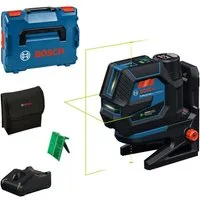 Bosch Professional Kreuzlinienlaser Kombilaser »GCL 12V-50-22 CG«, Inkl. 1x Akku GBA 12V 2,0Ah und Ladegerät GAL 12V-40, in L-BOXX 136