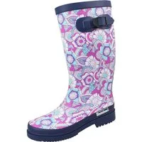 Bockstiegel Regenstiefel Susanne blau/multi Gummistiefel