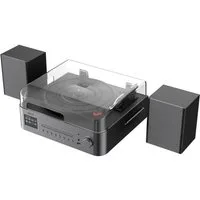 Reflexion HiFi-Tuner Schwarz, Braun DAB+, CD-Player, Bluetooth® HIF2082DAB Internet-Radio