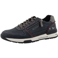Mustang Shoes Filippo Sneaker Freizeitschuh, Halbschuh, Schnürer mit seitlichem Reißverschluss
