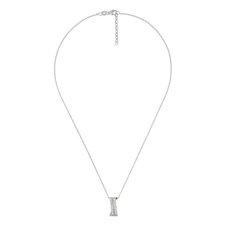 Orphelia Damen-Kette aus 925er Sterlingsilber mit Anhänger, Silber/Rosé, ZH-4833