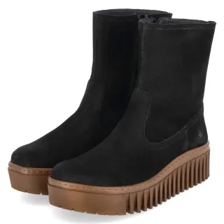 Art Stiefeletten BRIGHTON - Gr. 37 - Schwarz - Rauleder