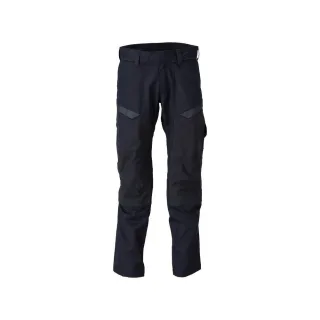 MASCOT Herren Hose mit Knietaschen ACCELERATE MULTISAFE Schwarzblau / Hi-vis Gelb 47 - 21579-281-01017-76C47