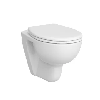 VitrA Conforma Tiefspül-Wand-WC spülrandlos + 6 cm Weiß Hochglanz,7712B003-0075 7712B003-0075