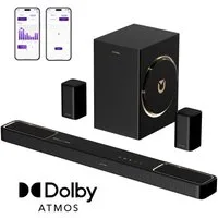Ultimea Skywave F40 Boom Soundbar 5.1.2-Kanal Dolby Atmos (Bluetooth 5.4, HDMI eARC, 460 W, 360° SurroundX Audio, Verlustfreie Audioübertragung)