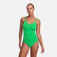 cfab Shaping-Body Bodysuit Sculpting Shapewear mit Slip-Poison Green-XL (1-tlg)