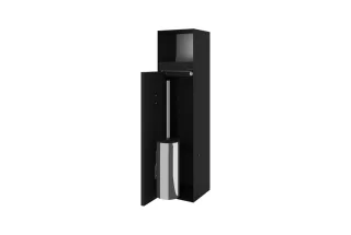 ESS Container T-ROLL Black Einbau WC- Bürstenhalter & Papierhalter, befliesbar, TCL-9-B TCL-9-B