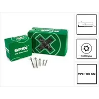 SPAX Spanplattenschraube Universalschraube 5,0 x 60 mm 100 Stk. TORX T-STAR plus T20 WIROX
