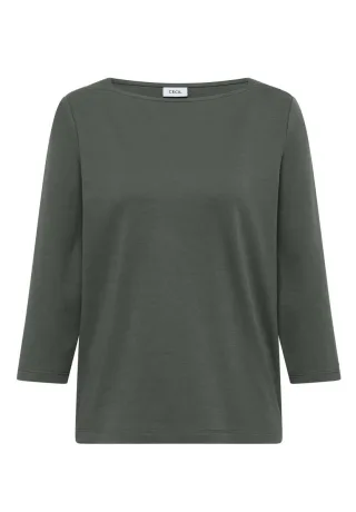 Cecil - Basic-Shirt mit 3/4-Arm grün - Gr. - S