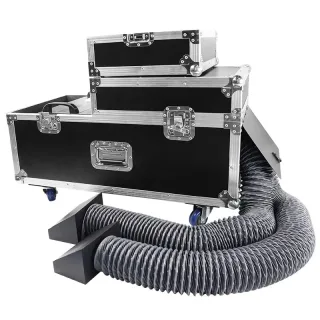 Super Power Water Mist Machine Dry Ice Machine 2000/5000W Ground Fog Machine 2L Tank DMX512 Remote Control Perfect for W