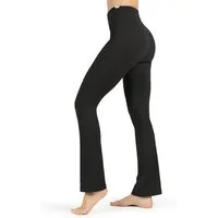 Smilodox Schlaghose Schlagleggings Oriana, High Waist, Sportleggings für Gym & Alltag Ausgestelltem Bein Schlaghose maximale Bewegungsfreiheit Sport Alltag