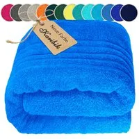 Lashuma Saunatuch XXL Handtuch London, Frottee (1-St), großes Badetuch Damen & Badehandtuch Herren 80x200 - Saunahandtuch