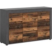 OTTO home Sideboard AOSTA, Breite 125 cm, 2 Türen, 3 Schubkästen, 4 Fachböden (in verschiedenen Farbausführungen, individuell kombinierbar), Kommode, Schrank, Anrichte, Standschrank, Board, Wohnzimmer