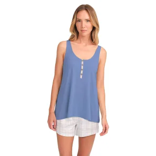 JJBFH0702 Ärmelloser Pyjama für Damen