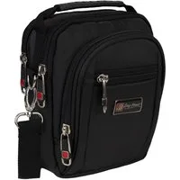 BAG STREET Umhängetasche Bag Street Kleine Herrentasche Gürteltasche Schultertasche Schwarz