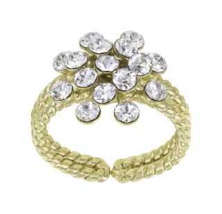 konplott - Ring - Magic Fireball weiß/gold