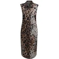 Smith & Soul Hemdblusenkleid in ärmellosem Design, Midi-Länge