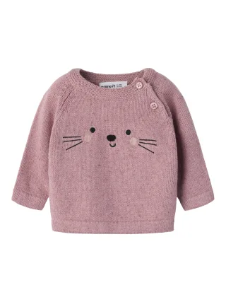 NAME IT - NBFORANA LS KNIT Lilas - Gr. - 56