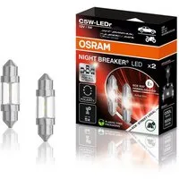 Osram KFZ-Ersatzleuchte C5W NIGHT BREAKER LED ECE StVZO-Konforme LED 2 St. OSRAM, C5W, Kaltweiß, Erste LED-Retrofit-Signallampe von OSRAM mit voller ECE-Zulassung