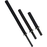 BAY-Sports Holzschwert Chanbara Trainingsschwert Schaumstoff Überzug Übungsschwert Soft Sport (44, 60 oder 95 cm, 1 Stück), Keine Verletzungsgefahr durch Schaumstoffmantel, biegsam, 3 Längen