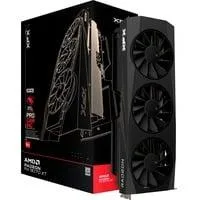 Radeon RX 9070 XT Quicksilver, Grafikkarte schwarz, RDNA4, GDDR6, 3x DisplayPort, 1x HDMI 2.1