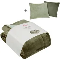 Wohndecke Doublesoft, Kuscheldecke, Deal, Kissen geschenkt!, s.Oliver, Kuscheldecke 150x200 cm, GRATIS-Zugabe:2x Kissenhülle (Reißverschluss)