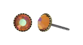 konplott - Ohrstecker - Black Jack orange