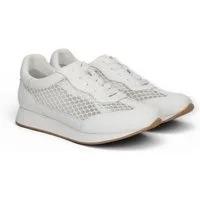 Peter Kaiser 73540 (Veloursleder/Textil) weiss Damen Sneaker