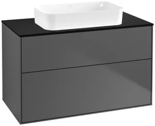 Villeroy & Boch Waschtischunterschrank Finion F64 1000x603x501mm WT mittig , F64200GK F64200GK