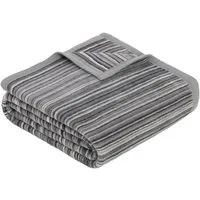 Wohndecke Jacquard Decke Malang, IBENA, mit filigranen Streifen, made in Europe