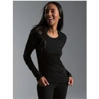 Trigema Longsleeve TRIGEMA Sportshirt aus Merinowolle (1-tlg)