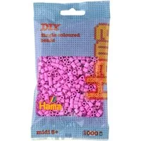Hama Bügelperlen Hama Bügelperlen – Pastell-Pink, Midi 5 mm (1000 Stk)