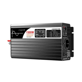 Pure Sine Wave Power Inverter SP12/230-1500L 1500W Continuous 3000W Peak 12V DC to 230V AC 50Hz High Efficiency LED Safe