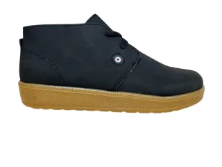 Lambretta Pinto Herren schwarze Stiefel